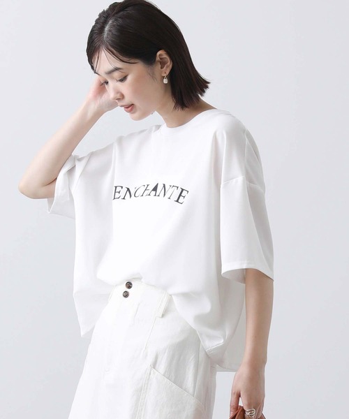 ブラウス シャツ クラッシュロゴTシャツ レディース クラッシュロゴTシャツ / GRACE CONTINENTAL | GRACE