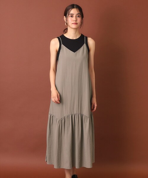 DRESSTERIOR ワンピース キャミソールタフタワンピース