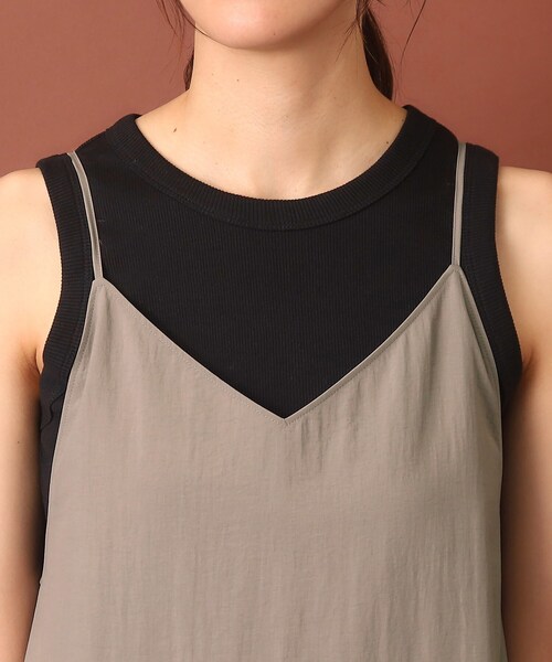 DRESSTERIOR ワンピース キャミソールタフタワンピース