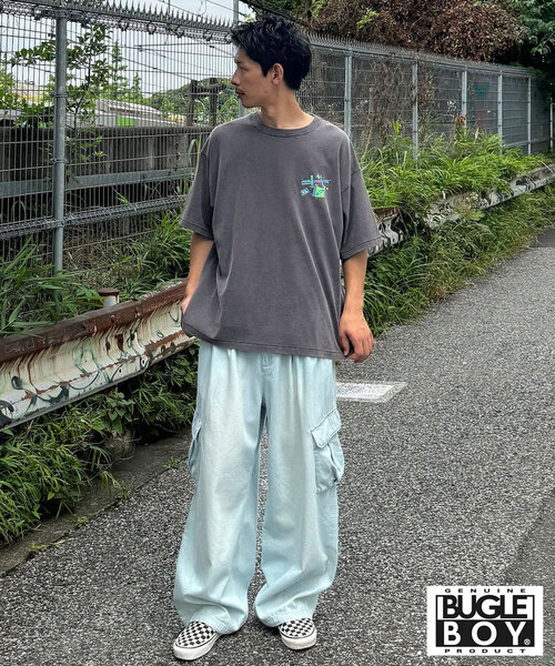 90s/BUGLE BOY USA / クライミング カーゴパンツ/33/グレイ 90s/BUGLE BOY USA / クライミング カーゴパンツ/33/グレイ
