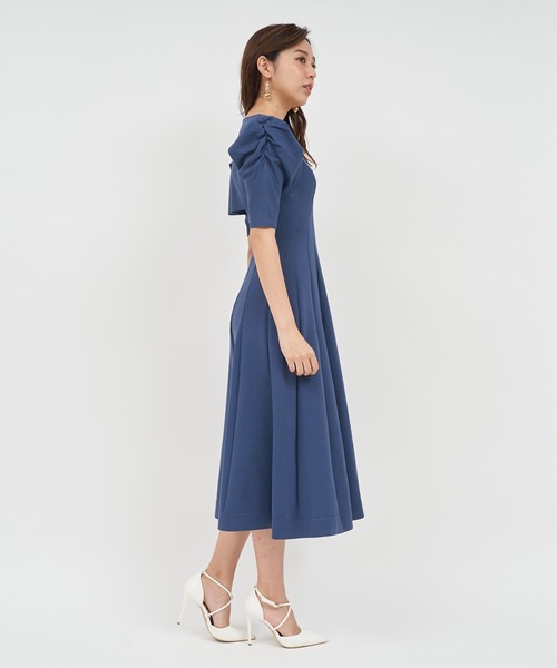 新品未使用　 PARTY パワショルボレロ付フレアワンピース ロイヤルパーティー ROYAL PARTY パワショルボレロ付フレア