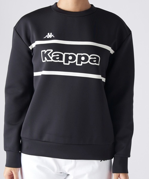トレーナー スウェット 「Kappa/カッパ」レディースダンボールニットスウェット　ゴルフ レディース Kappa トレーナー スウェット 「Kappa/カッパ」レディース