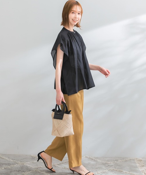 「URBAN RESEARCH ROSSO WOMEN」 ノースリーブブラウス FREE ベージュ系その他 レディース URBAN RESEARCH ROSSO WOMEN」 ノースリーブブラウス FREE