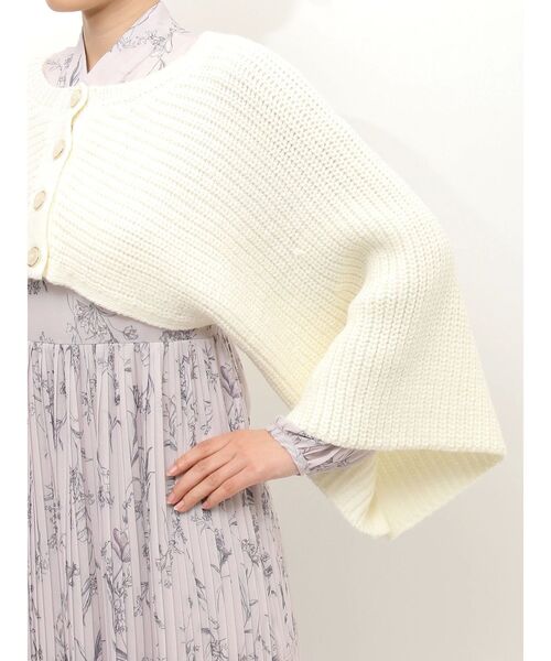 マーキュリーデュオ♡ベストニットホワイト 2WAYニットベストカーデ[品番：MKSW0060972]｜MERCURYDUO