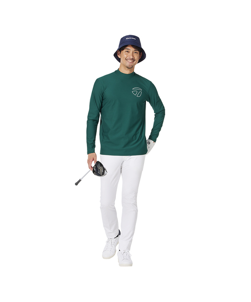 TaylorMade tシャツ クラブ TMベーシック L/S モック グリーン