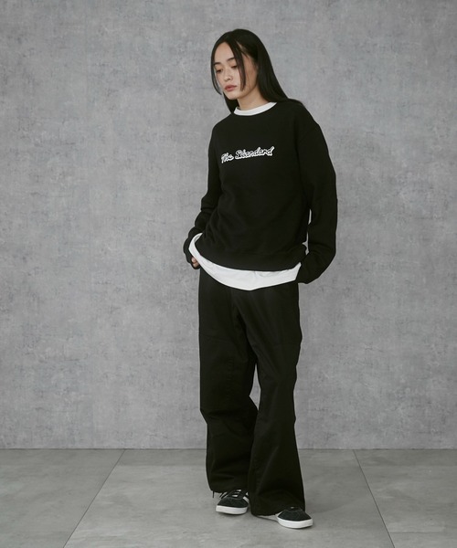 THE STANDARD トレーナー スウェット THE STANDARD/エルボーパッチ