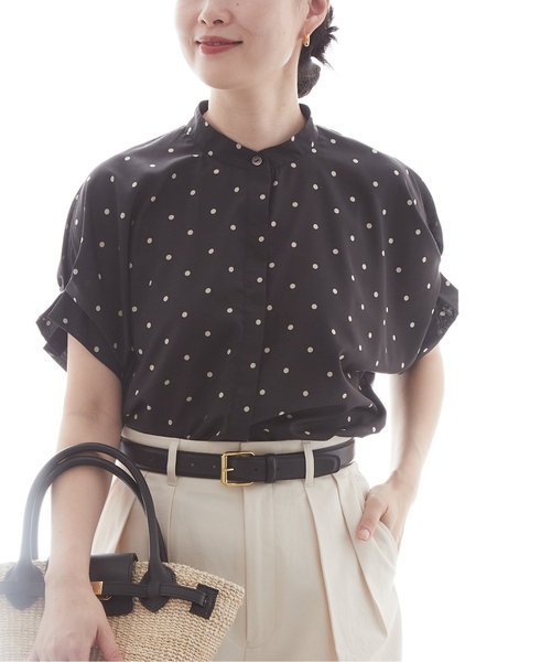 「journal standard L'essage」 半袖ブラウス FREE コバルトブルー レディース journal standard L'essage 「journal L'essage」 半袖ブラウス