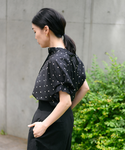 「journal standard L'essage」 半袖ブラウス FREE コバルトブルー レディース journal standard L'essage 「journal L'essage」 半袖ブラウス