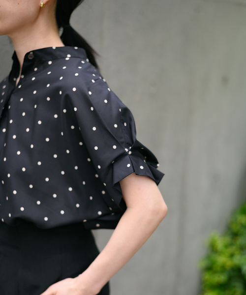 「journal standard L'essage」 半袖ブラウス FREE コバルトブルー レディース journal standard L'essage 「journal L'essage」 半袖ブラウス