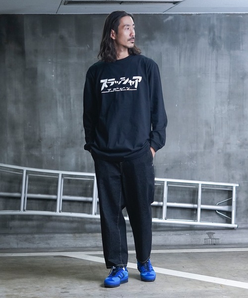 新品　THRASHER スラッシャー スウェット ゴジラロゴ カタカナ風 L THRASHER（スラッシャー） tシャツ スラッシャア L/S T-SHIRTS