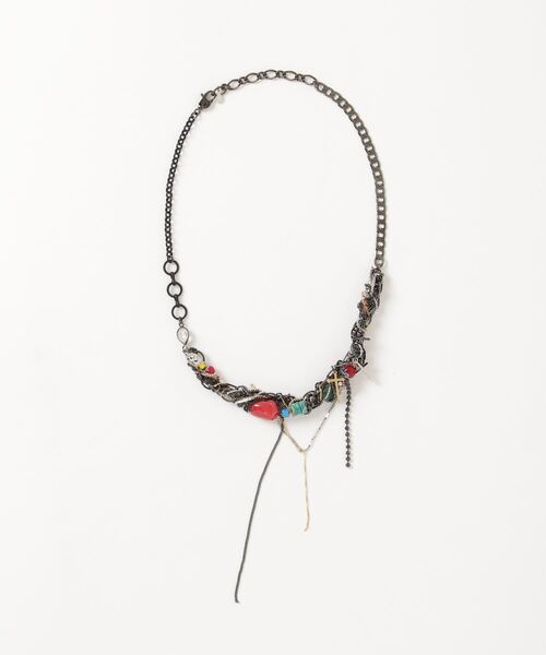 【mizal】ガンダミュータント gunda<ガンダ>MUTANT 18 NECKLACE [ミュータント 18 ネックレス