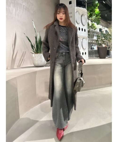 LAGUA GEM（ラグアジェム） コート チェスターコート BUMPY OVER