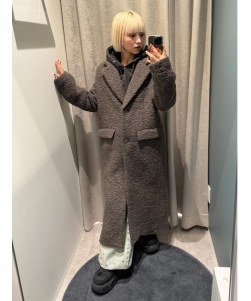 LAGUAGEM BUMPY OVER ロングコート LAGUA GEM（ラグアジェム） コート チェスターコート BUMPY OVER