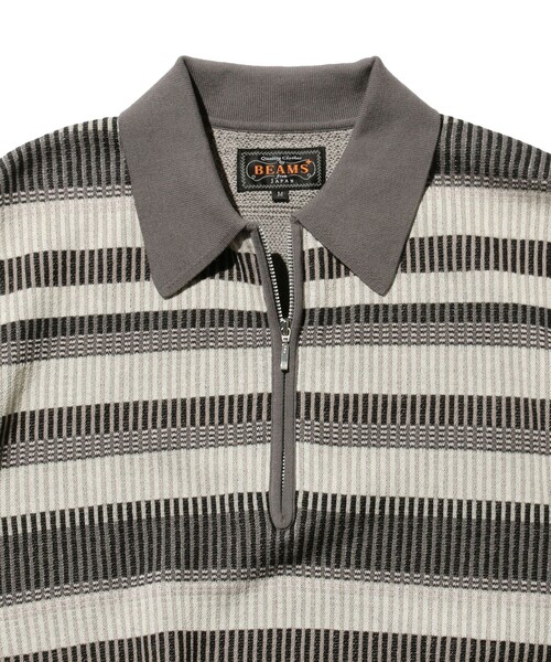 BEAMS GOLF ハーフジップ ニットポロシャツ BEAMS GOLF ハーフジップ ニットポロシャツ BEAMS GOLF ORANGE