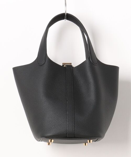 トートバッグ 「NiiNa」「高品質牛革」ソフトレザーバケット