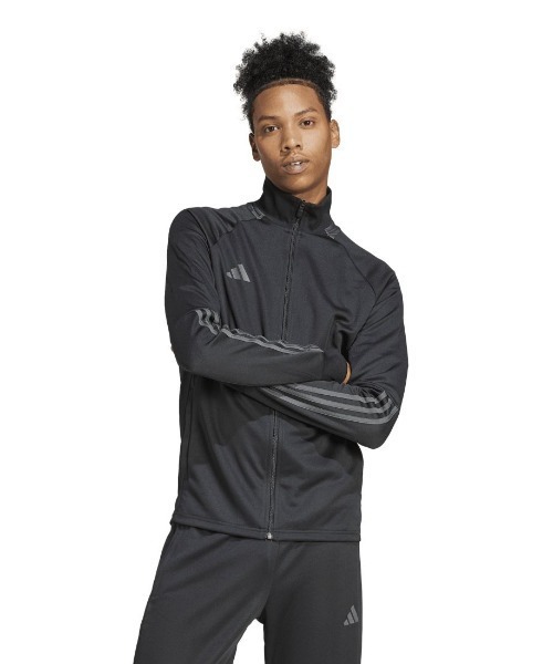 Bristol サイドストライプ ジャージ 黒 adidas（アディダス） ジャージ セレーノ AEROREADY カット スリー