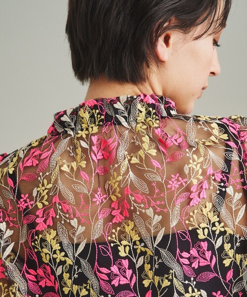 「GRACE CONTINENTAL」 半袖ブラウス 36 ブラック レディース GRACE CONTINENTAL 「GRACE CONTINENTAL」 半袖ブラウス 36