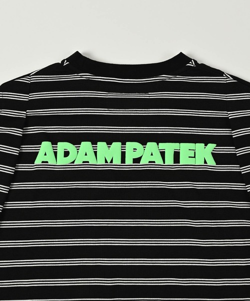 tシャツ 「ADAMPATEK/アダムパテック」rounded border long sleeveT/プリント入りラウンドボーダーロングスリーブT ADAM PATEK tシャツ 「ADAMPATEK/アダムパテック」rounded