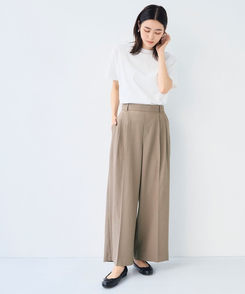 CROSS FUNCTION スラックス パンツ 「シワになりにくい」エブ楽