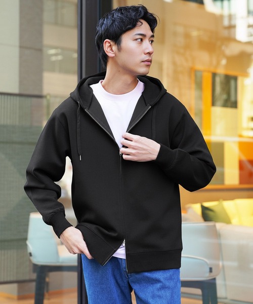 JIGGYS SHOP（ジギーズショップ） パーカー ダブルフェイスジップ