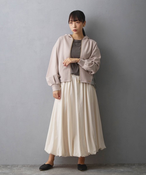 NICOLE white（ニコルホワイト） スカート バルーンスカート