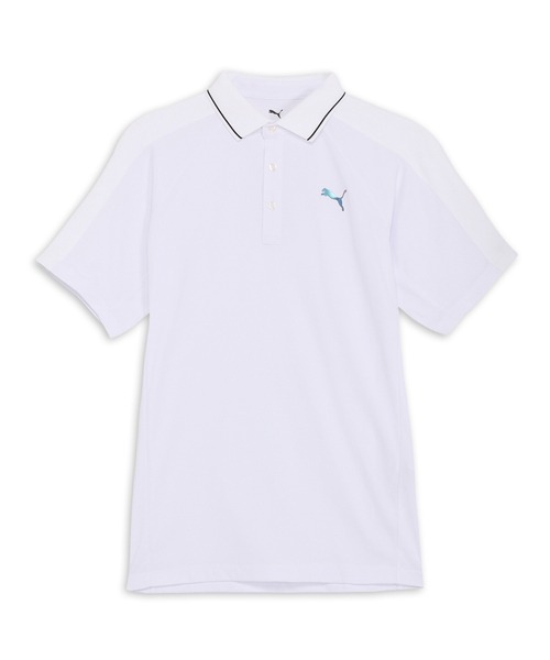 プーマ ゴルフ シャツ 新品 未使用 PUMA（プーマ） ポロシャツ 半袖 メンズ ゴルフ PF テック ライン 半袖