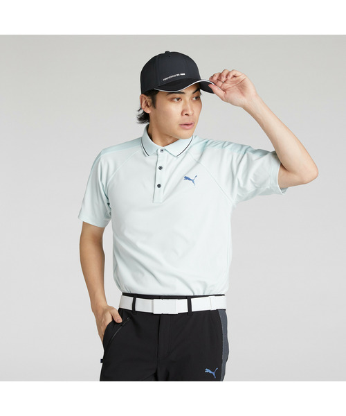 PUMA（プーマ） ポロシャツ 半袖 メンズ ゴルフ PF テック ライン 半袖
