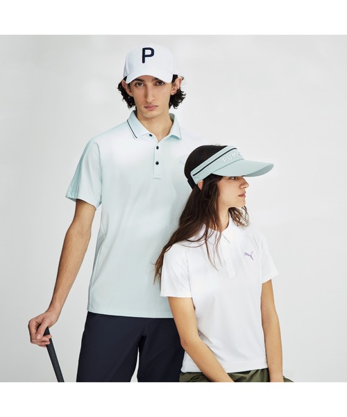 PUMA（プーマ） ポロシャツ 半袖 メンズ ゴルフ PF テック ライン 半袖