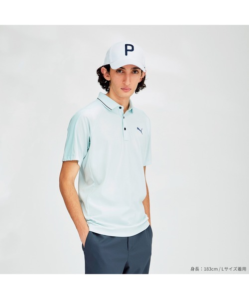PUMA（プーマ） ポロシャツ 半袖 メンズ ゴルフ PF テック ライン 半袖