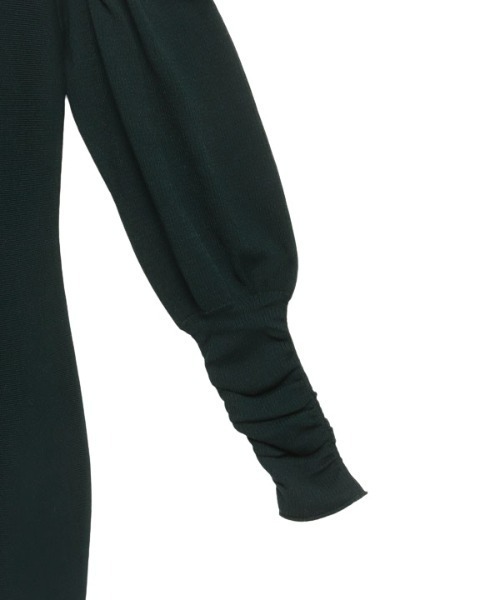 「EIMY ISTOIRE」 ニットワンピース FREE ブラック レディース_画像6