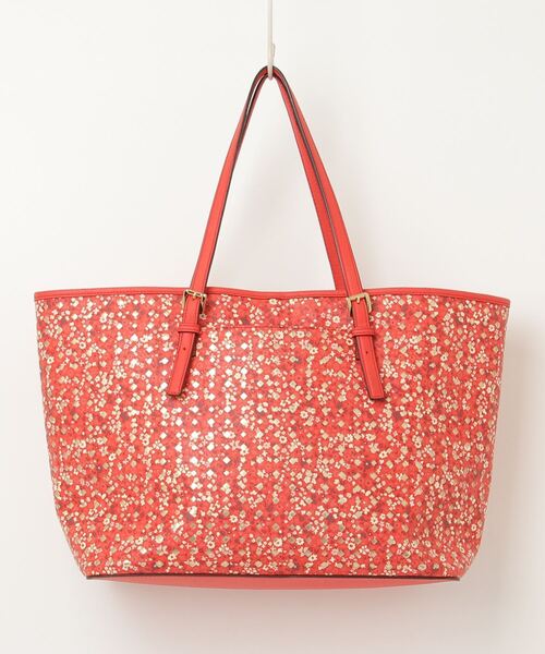 MICHAEL KORS トートバッグ レッド マイケルコース トートバッグ 赤 - メルカリ