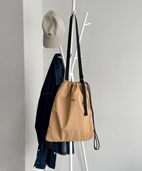 mei出品 MEI デイバック リュック 「MEI/メイ」ショルダー付ナップサック