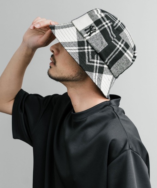 MLB Korea 帽子 ハット エムエルビーコリア Reversible Bucket
