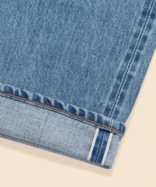 ジーンズ ストーンウォッシュデニム　ファイブポケットパンツ メンズの画像