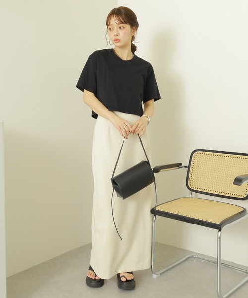 【TAN】クロップド丈Tシャツ/CLING FILM CROPPED TEE 楽天市場】ロゴプリント ラグラン ショート丈チビTシャツ ma 【即納