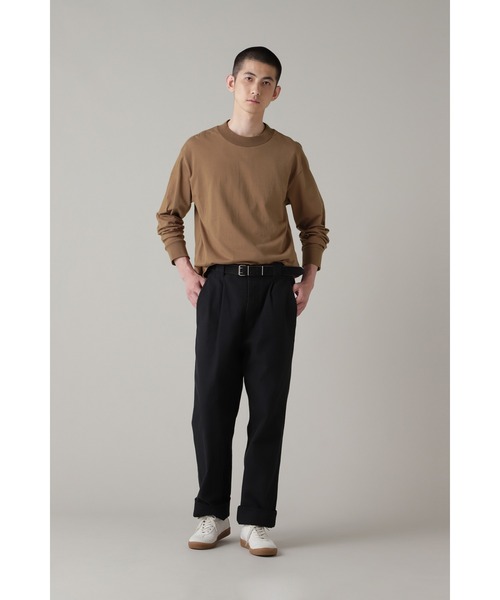 【美品】 MHL.ワークパンツ MHL. 「MHL.」 パンツ MEDIUM ブラック メンズ : ZOZOTOWN Yahoo