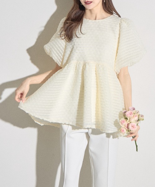 ブラウス シャツ 「WARDROBE」ペプラムブラウス レディース CWFB251116_p_36_LL.jpg