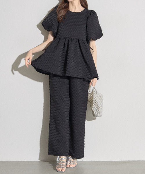 tocco closet ブラウス シャツ 「ZOZO限定」サイドリボンドット