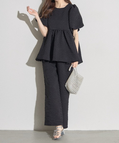 【内祝い】 tocco closet ブラウス シャツ 「ZOZO限定」サイドリボンドット トップス