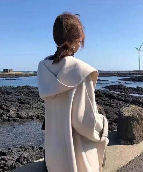 「Girly Doll」 ポンチョ M オフホワイト レディース_画像5