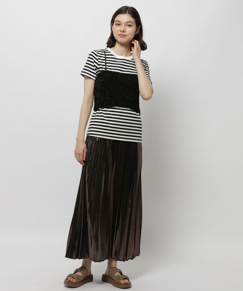 「niko and...」 半袖Tシャツ LARGE ホワイト レディース