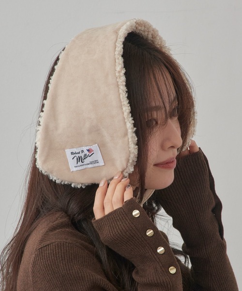 Rest&Recreation REVERSIBLE TRAPPER 耳あて付き Robert P. Miller（ロバート・ピー・ミラー） 耳当て イヤーマフ
