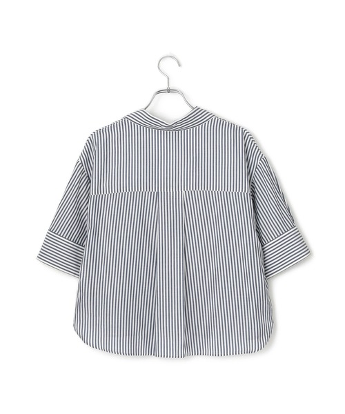 ブラウス シャツ ハーフスリーブダブルボタンシャツ レディース ADAM ET ROPE' ブラウス シャツ ハーフスリーブダブルボタン
