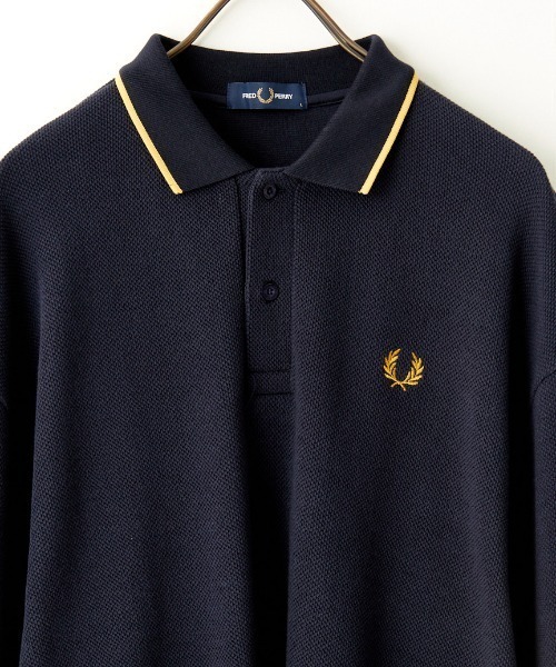 FRED PERRY 「FRED PERRY」 長袖ポロシャツ L ネイビー