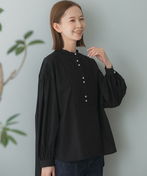 「URBAN RESEARCH ROSSO WOMEN」 長袖ブラウス FREE ブラック レディース