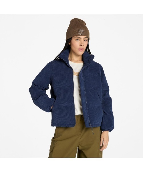 Timberland ネイビー ダウンジャケット M Timberland（ティンバーランド） ダウンコート ダウンジャケット