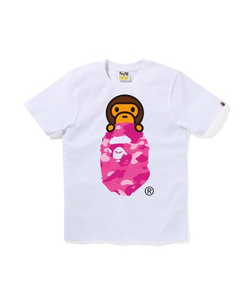 新品　BABY MILO レディース　S 半袖　　スウェット　Tシャツ APE A BATHING APE tシャツ CLASSIC BABY MILO TEE レディース