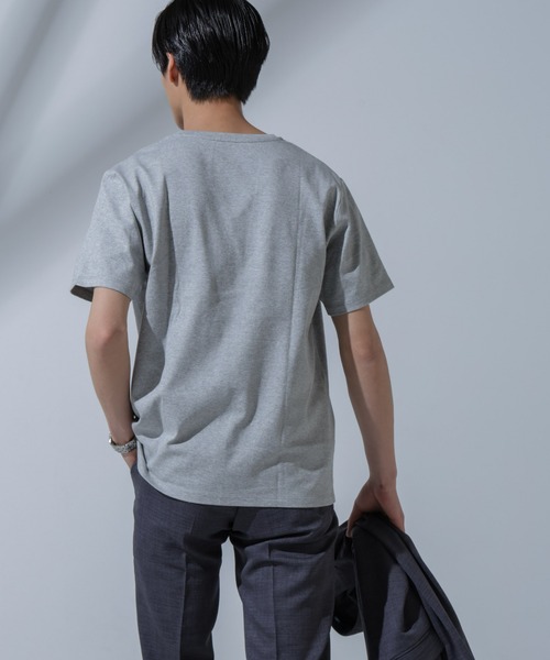 「NANO universe」 半袖Tシャツ M ブラック メンズ