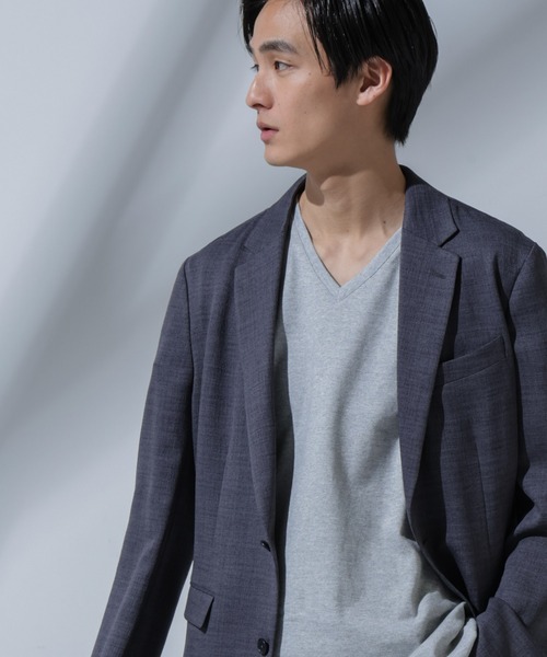 「NANO universe」 半袖Tシャツ M ブラック メンズ
