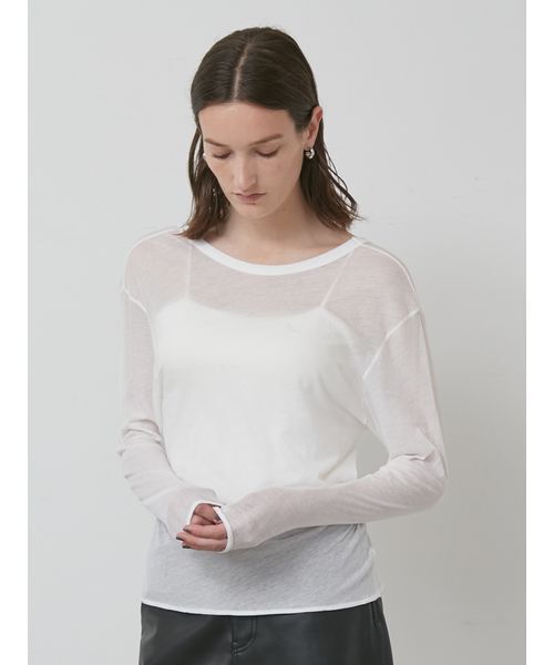 RT-68167専用 styling/（スタイリング） tシャツ Uネック2WAYカットトップス